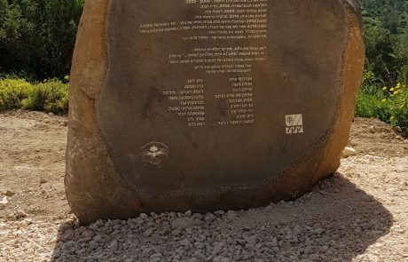קק”ל הקימה אנדרטת זכרון ללוחמי פלחה”ן גולני ביער כפירה שבפארק איילון קנדה