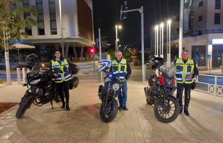 סיירת האופנועים של העיר יצאה לדרך