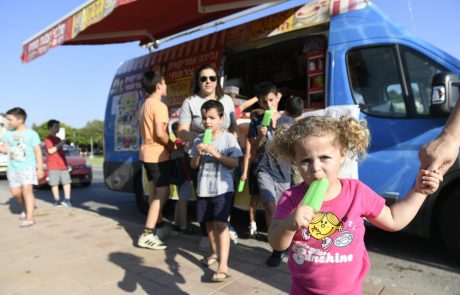 “אוטו גלידה” – הפתעה קרירה וקיצית הסתובבה השבוע ברחובות מודיעין