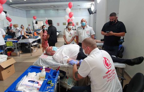500 תושבים תרמו דם במודיעין לרגל יום תורם הדם הבינלאומי