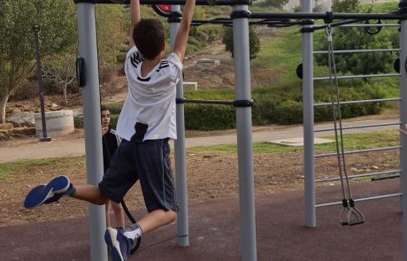 מתחם אימונים חדש בפארק ענבה