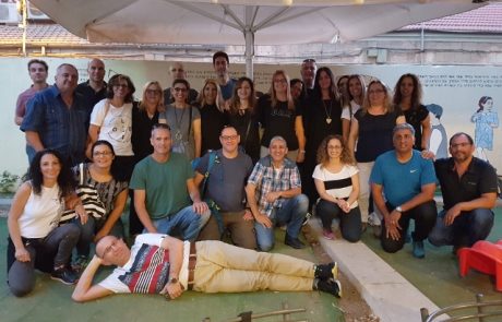 סיירת הורים העירונית נפגשה עם סיירת הורים של ירושלים